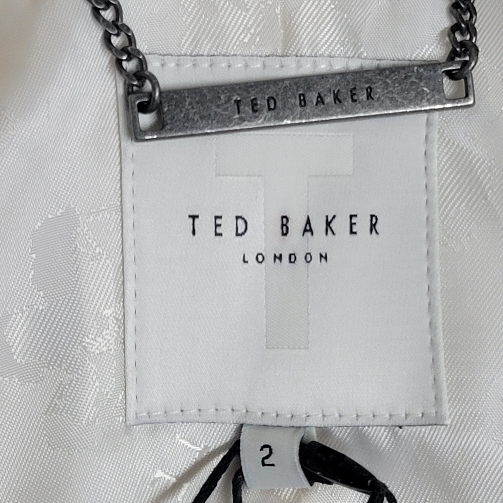Ted Baker NWT Danai Relaxed Double Breasted Mixed Fabric Blazer. - Picture 8 of 16